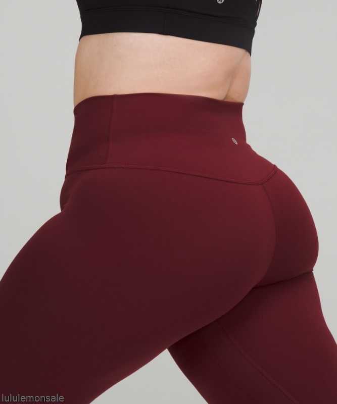Lululemon Damen DELULU008 | Red Merlot Align Hochhaushose 25